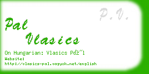 pal vlasics business card